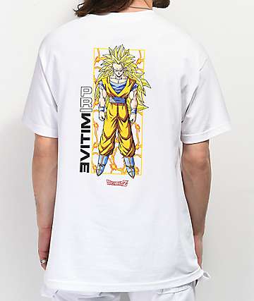 Primitive T Shirts Zumiez - primitive x dragon ball z goku glow white t shirt